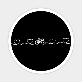 Love Cycling Shirt for Her, Cycling Lover Shirt, Cycling Love, Cycling is Love, Cycling Community, Cycling T-Shirt for Her, Heart Cycling Shirt Magnet